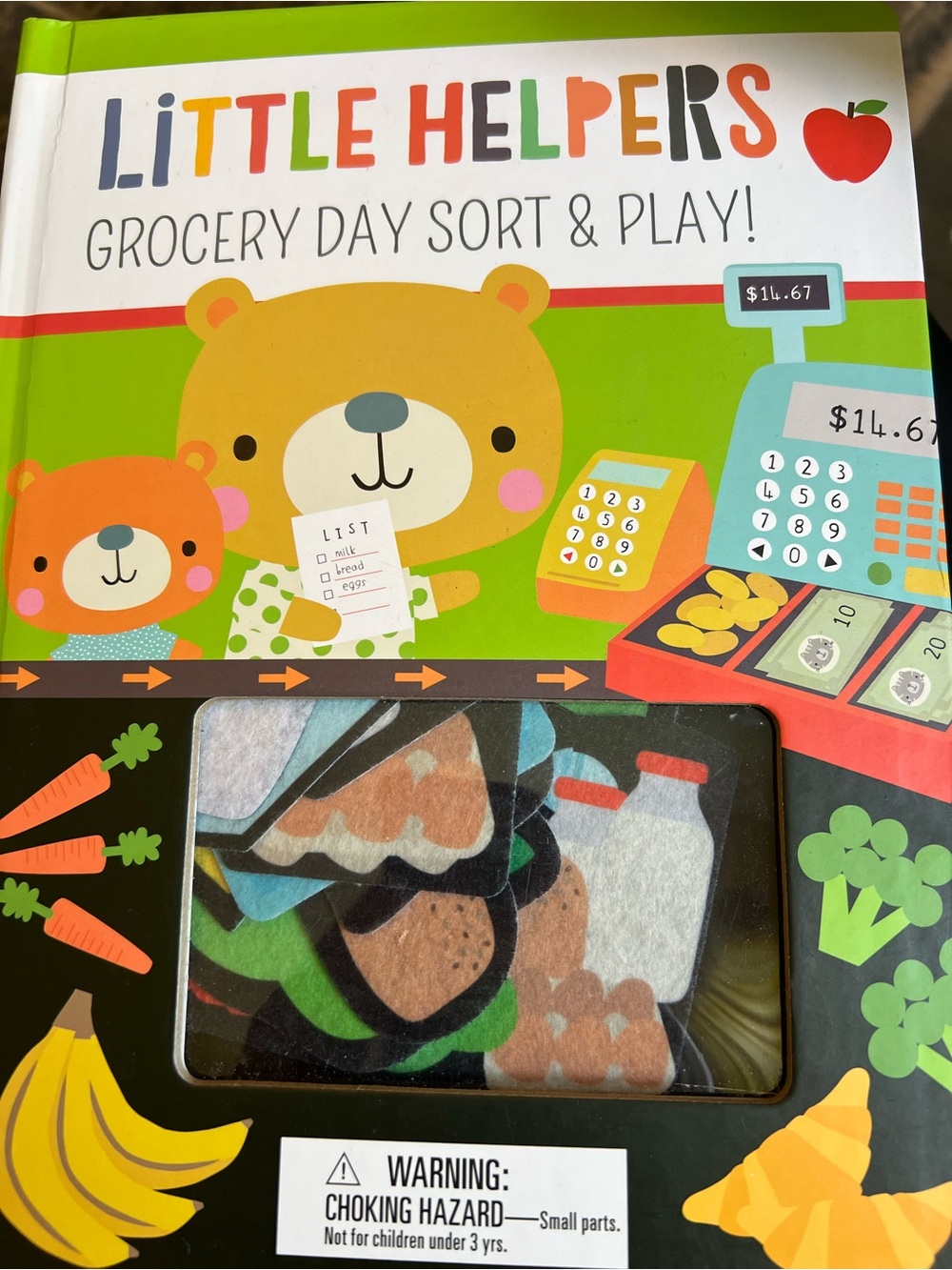 Grocery Day Sort & Play! Kids Toy Activity Book